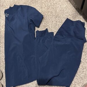 Women's Navy Maternity Scrub SET